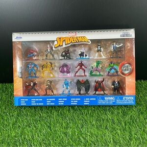 Marvel Spider-Man and Friends 18 Piece Nano Metalfigs Action Set Series 9